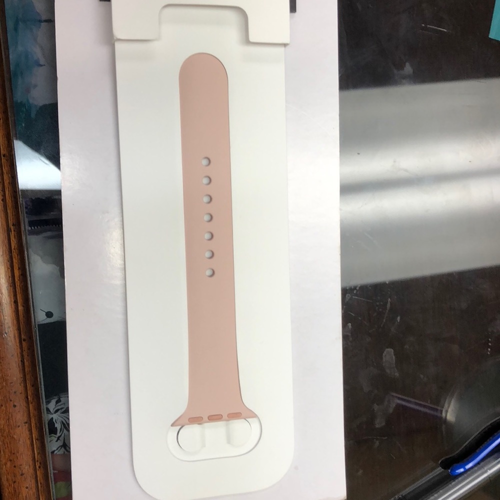 Authentic apple pink sand watch band M/L